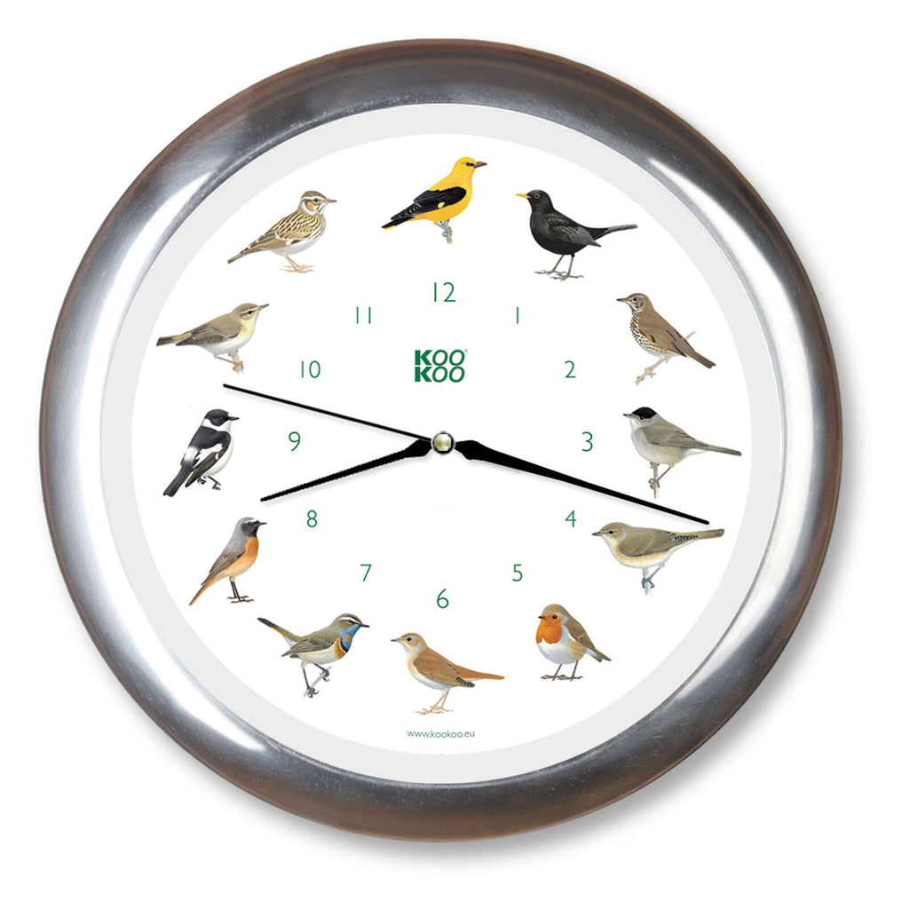 KOOKOO Singvögel wall clock, the singing songbird wall clock