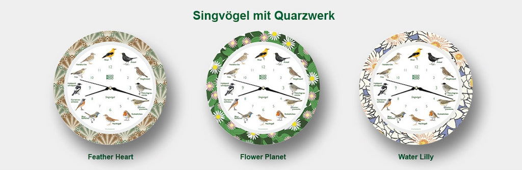 Decal Colored Rings Clocks