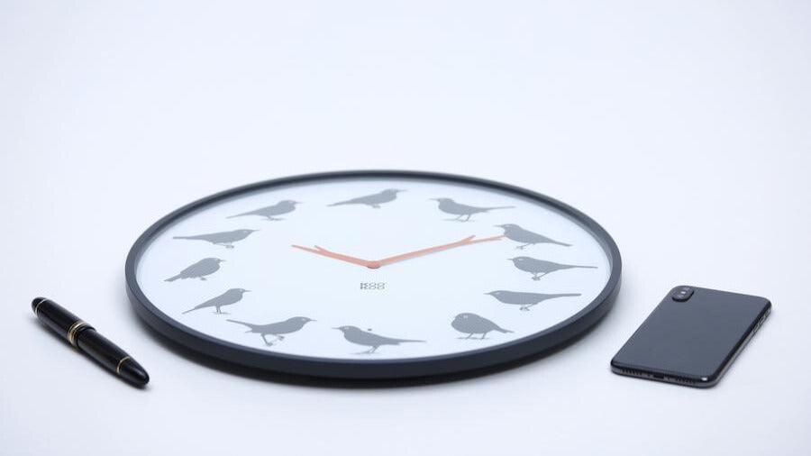 KOOKOO UltraFlat cuckoo wall clock, modern designed bird clock