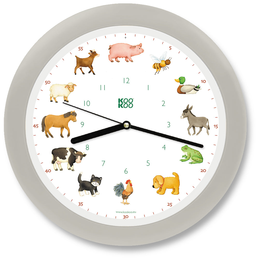KOOKOO KidsWorld, with 12 farm animal voices (original field recordings)