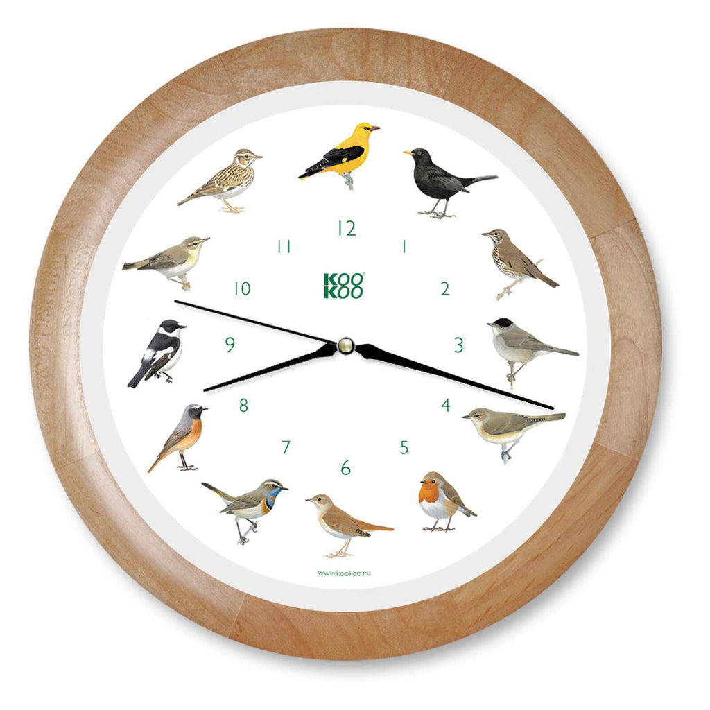 KOOKOO Singvögel cuckoo wall clock, the singing songbird wall clock