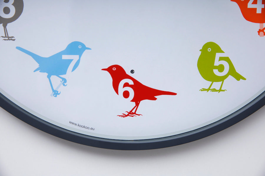 KOOKOO UltraFlat, modern designed bird clock